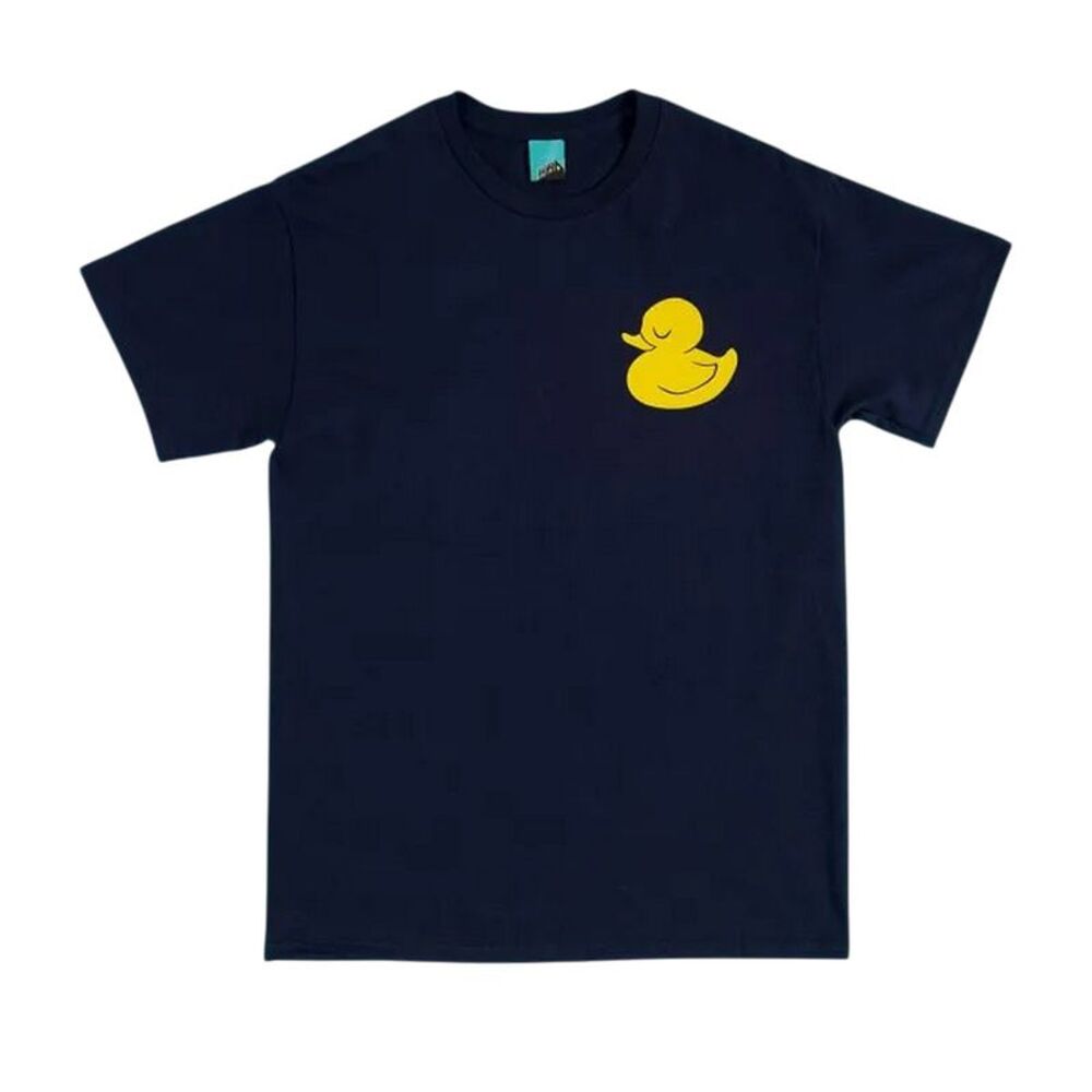 Tangled Unisex Adult Snuggly Duckling Back Print T-Shirt / Blue
